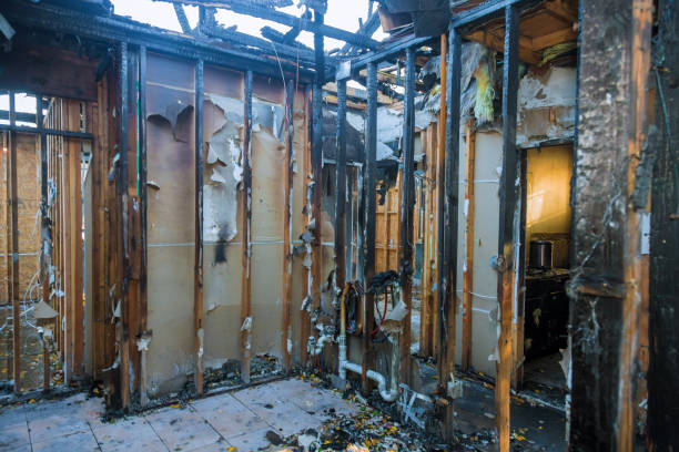 Professional Fire Damage Removal technician working in Kemp Mill, MD